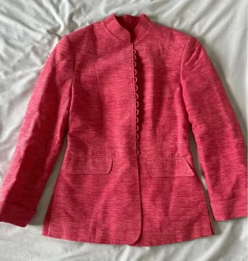 Veste rose en soie, taille xs natural silk