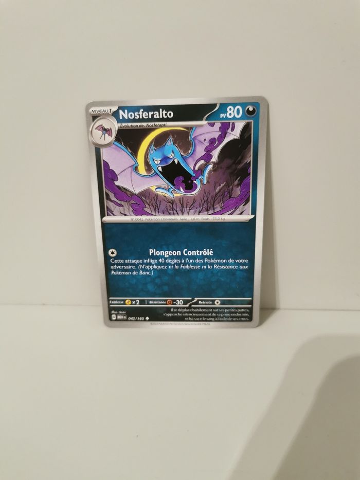 Carte Pokémon Nosferalto 042 /165