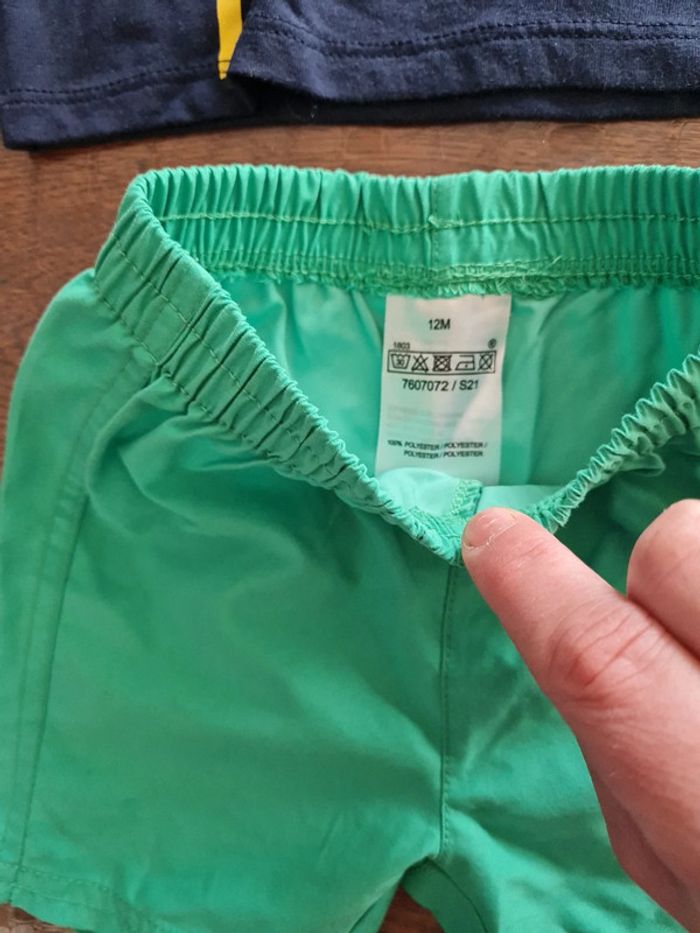 Ensemble short été 12 mois - photo numéro 2