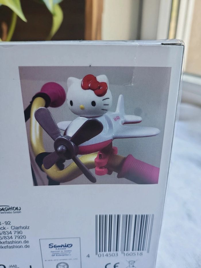 Accessoire guidon de vélo hello kitty avion hélices - photo numéro 4