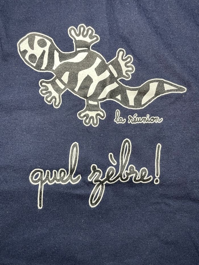 Débardeur bleu île de la réunion - photo numéro 2