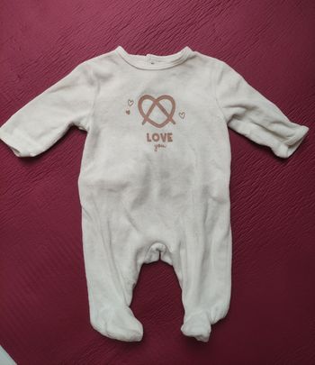 Lot de 3 pyjamas 1 mois