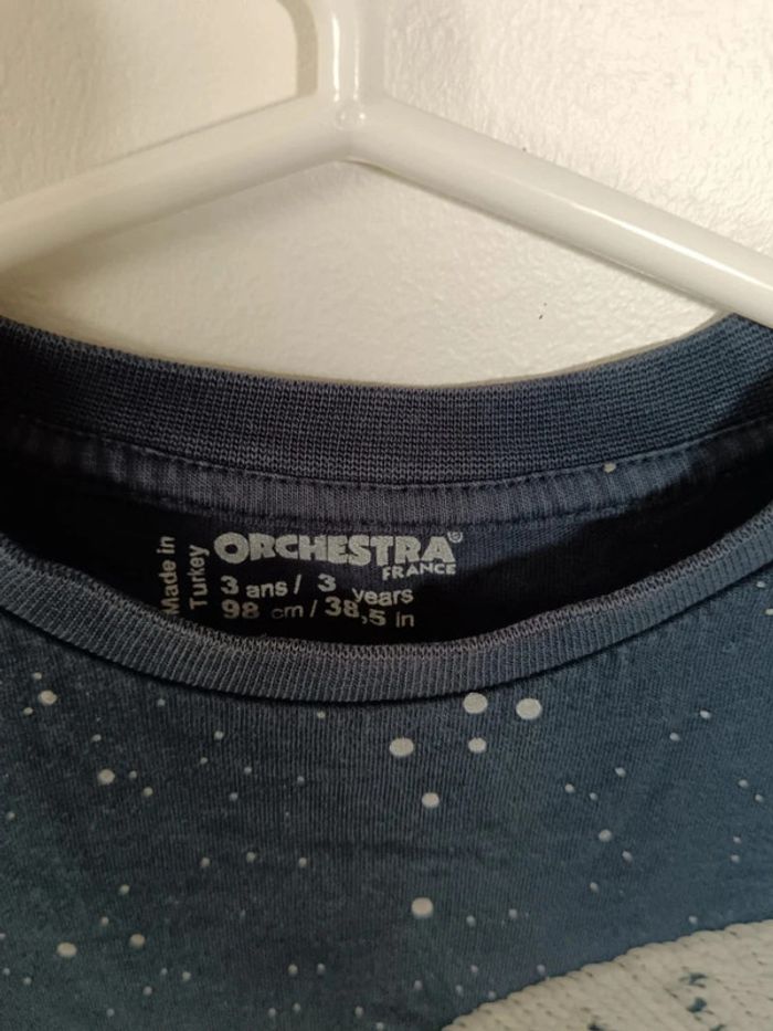 C3 t-shirt marine Orchestra 3 - photo numéro 3