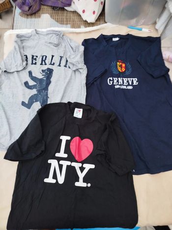 Lot 3 tee-shirts