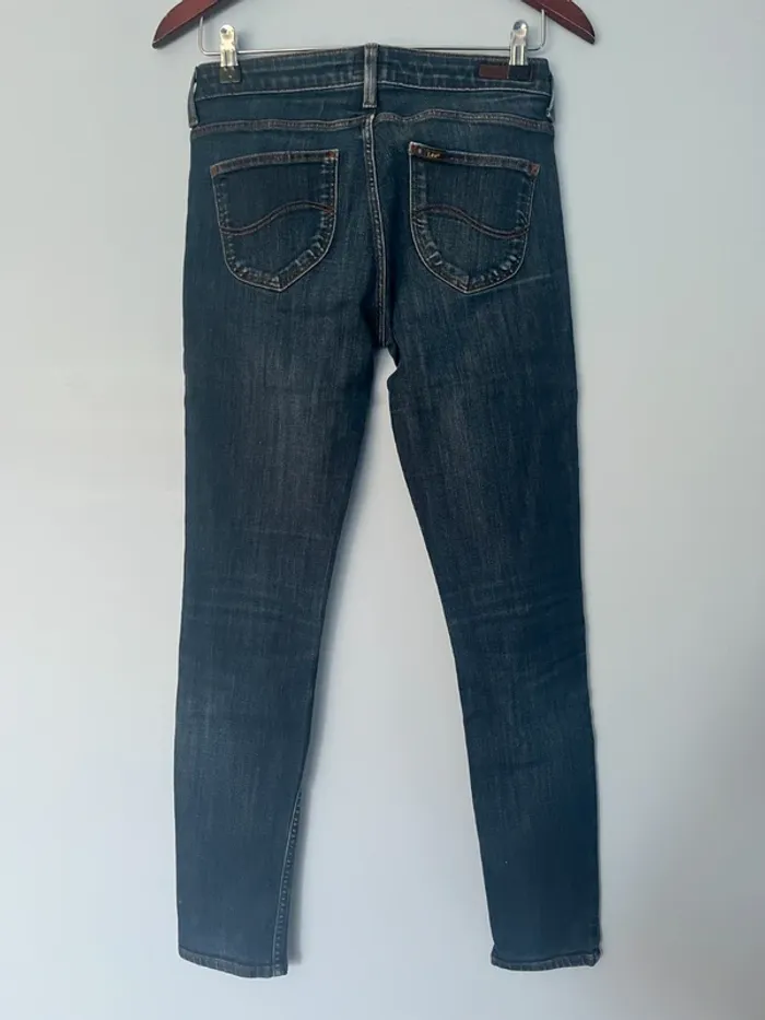 Jean bleu foncé Lee Scarlett W29 L33 – coupe slim flatteuse, stretch, intemporel & confortable - photo numéro 6