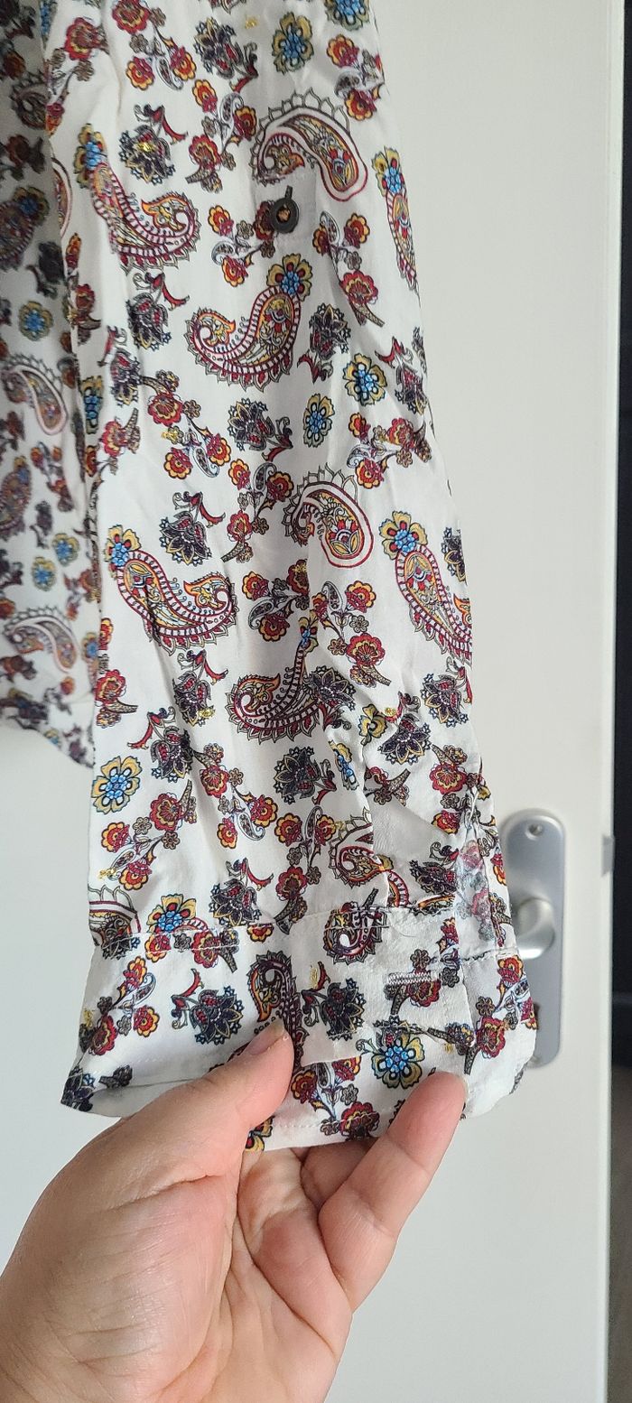 Blouse manche longue motif cachemire de chez grain de malice - photo numéro 5