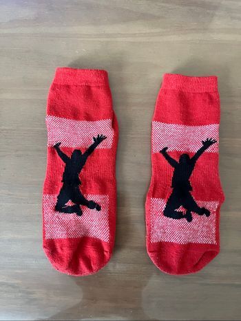 Chaussettes rouges antidérapantes Taille L 35/38