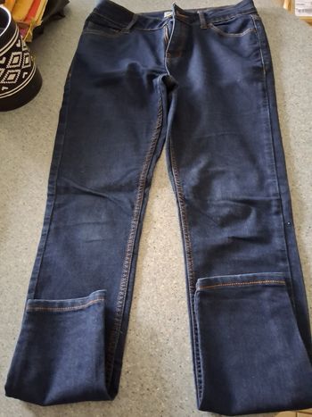 Jean " kiabi " skinny bleu foncé " T - 38"