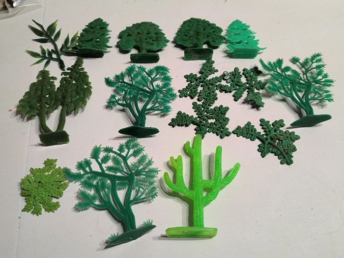 Vintage Verdures arbres pour maquettes