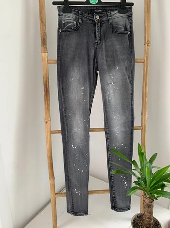 jeans skinny Miss B gris taille Xs