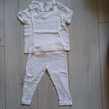 Ensemble fille Petit Bateau - 18 mois
