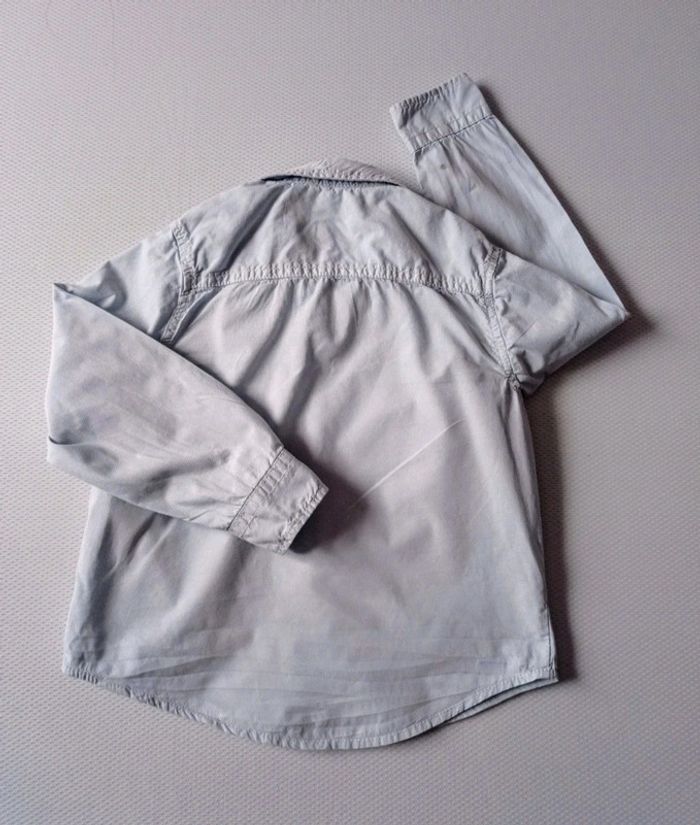 Chemise coton bleu clair 6 ans - photo numéro 4