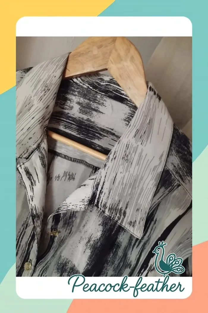Chemisier gris grande taille TU - photo numéro 4
