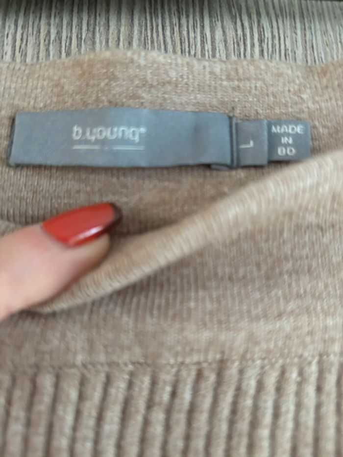 Jupe en maille beige B.young L - photo numéro 6