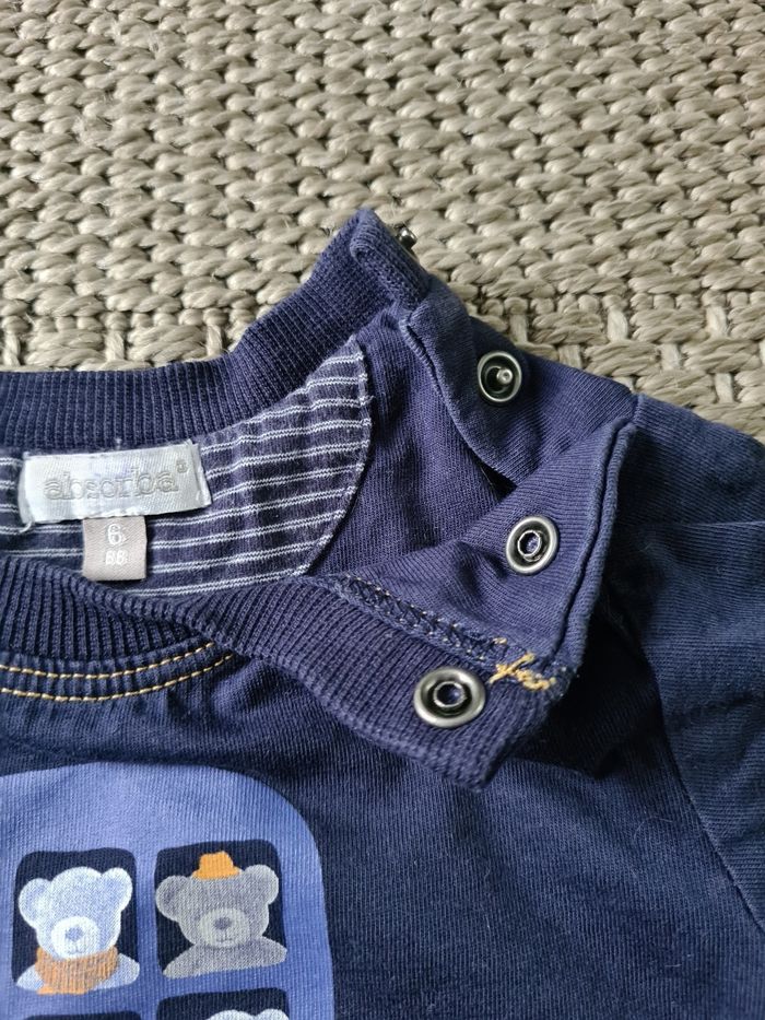 T-shirt doublé "bus ourson" - 6 mois - photo numéro 5