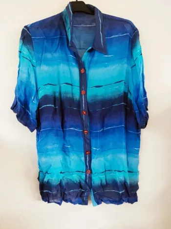 Chemisier bleu - Gerard Pasquier - taille 48