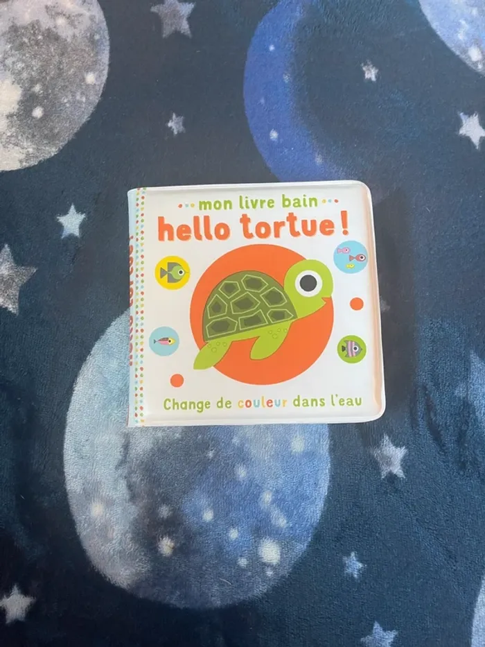 Livre de bain Hello tortue