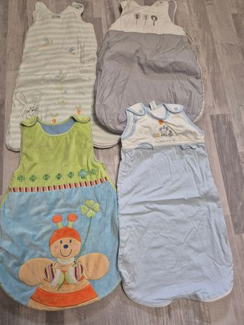Lot de 4 gigoteuses naissance 