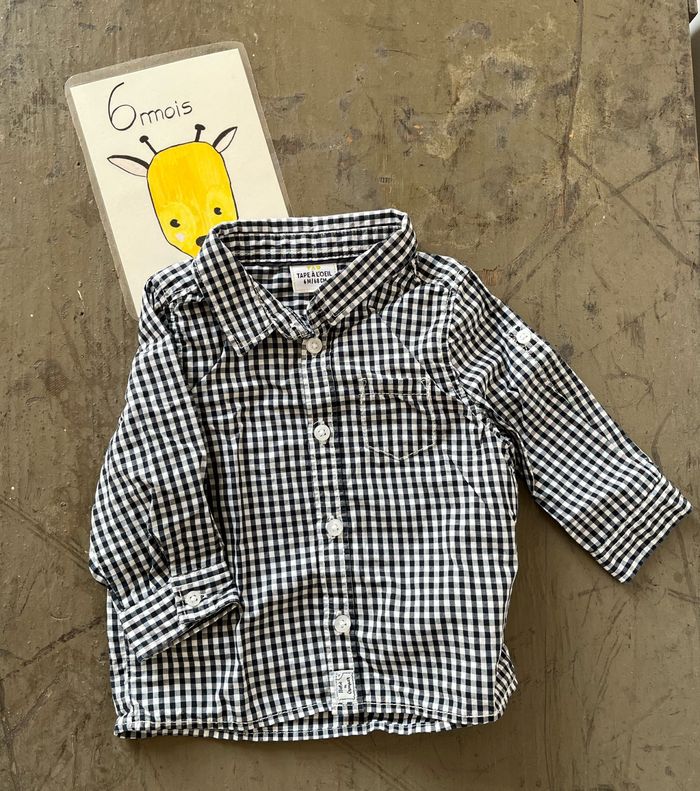 Chemise à carreau TAO