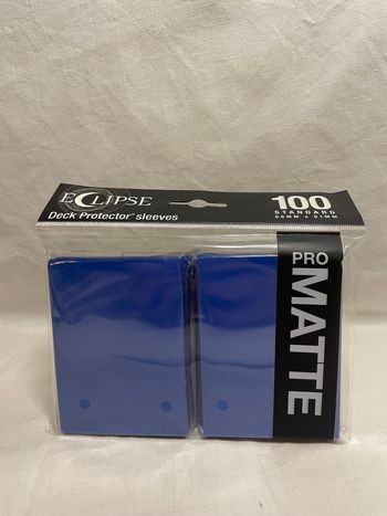 Sleeves Ultra Pro Eclipse Matte Bleu 100 cartes standard