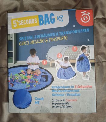 Sac tapis de rangement rapide