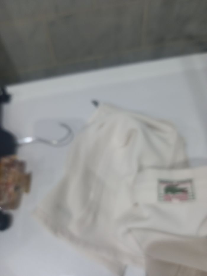 Mini jupe blanche portefeuille Lacoste,  M - photo numéro 9