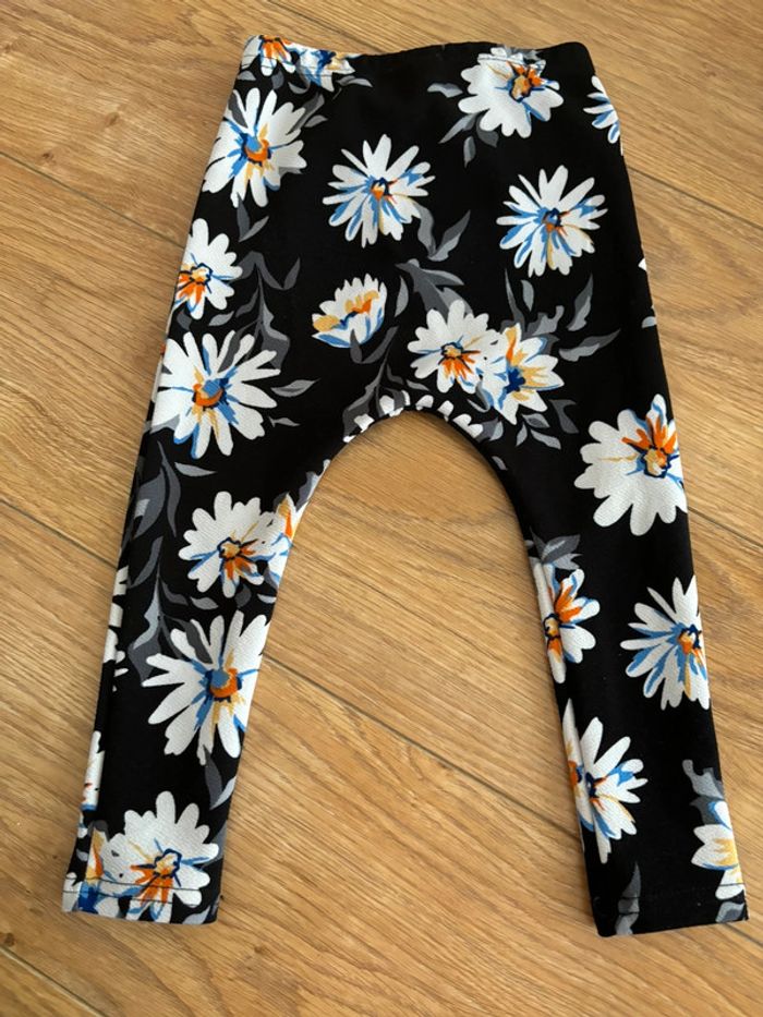 Leggings à fleurs 2-3 ans - photo numéro 3