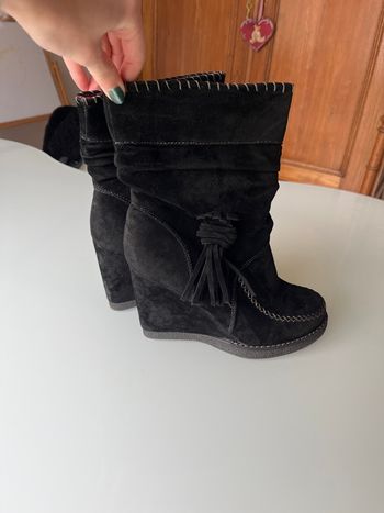 Bottines à talon compensé