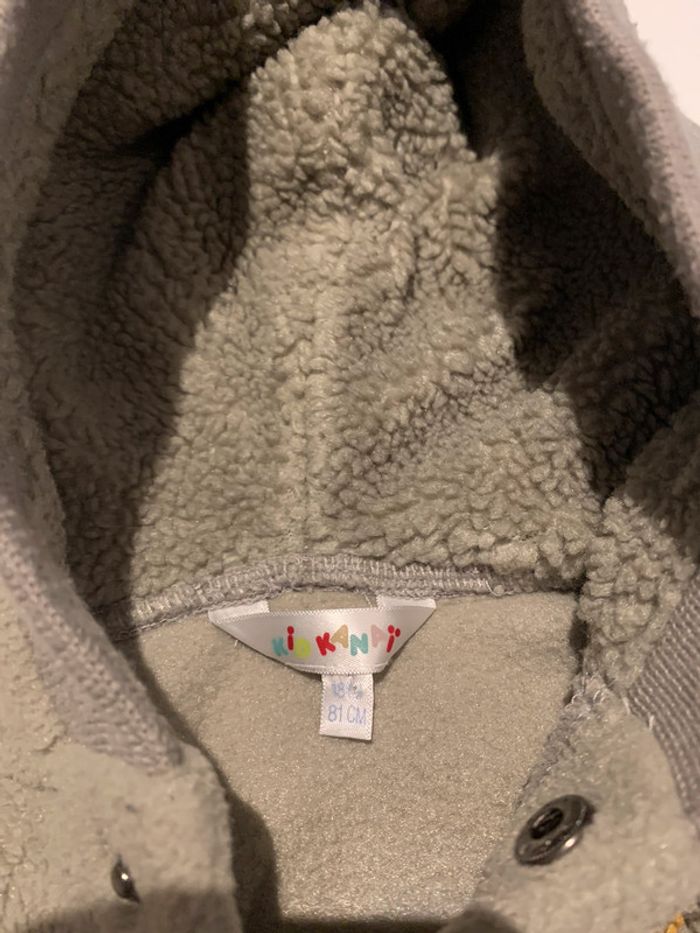 Sweat capuche bébé garçon kiabi 18 mois - photo numéro 3