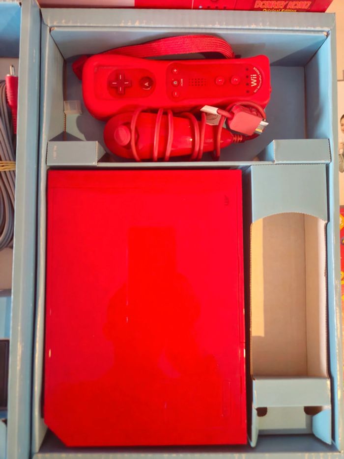 Nintendo Wii Rouge # Pack Mario Bros 25eme # - photo numéro 2