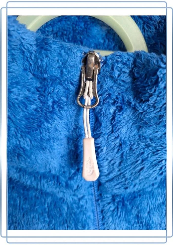 veste Polaire the north face / bleu foncé femme / taille S / brodé - photo numéro 6