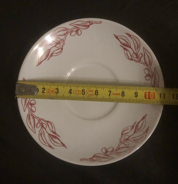 Service à café »CTC Design »blanc et bordeaux - photo numéro 9