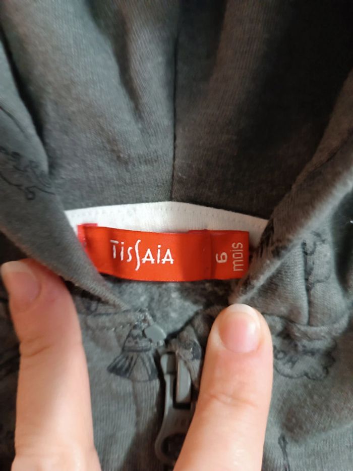 🔸 Veste zippée à capuche Tissaia - 6 mois 🔸 - photo numéro 3
