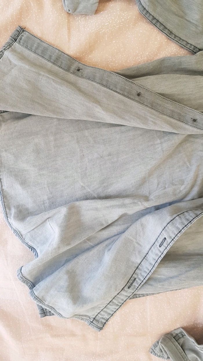 Superbe chemise grise in extenso garcon 8ans neuve - photo numéro 4