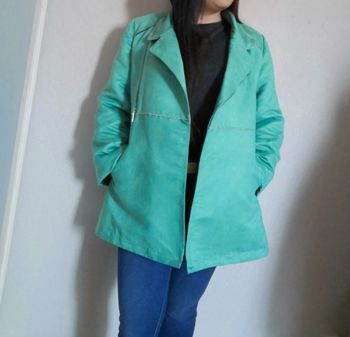 Veste eprfecto revisité en veste robe large