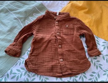 Chemise gaze de coton orchestra 