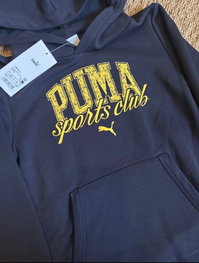 Sweat à capuche Puma taille 10 ans neuf - photo numéro 3