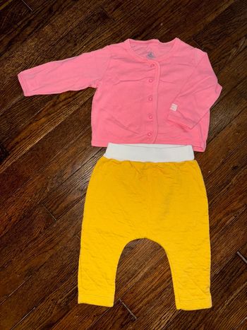 Ensemble petit bateau 6 mois