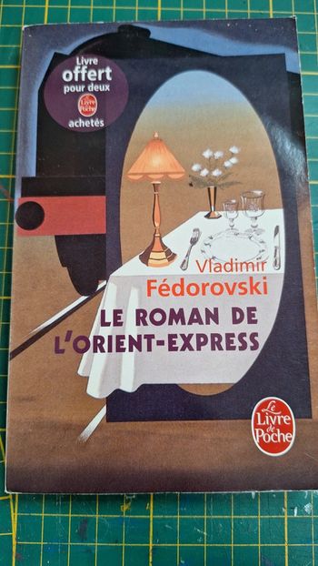 Livre "le roman de l'orient express" en très bon état