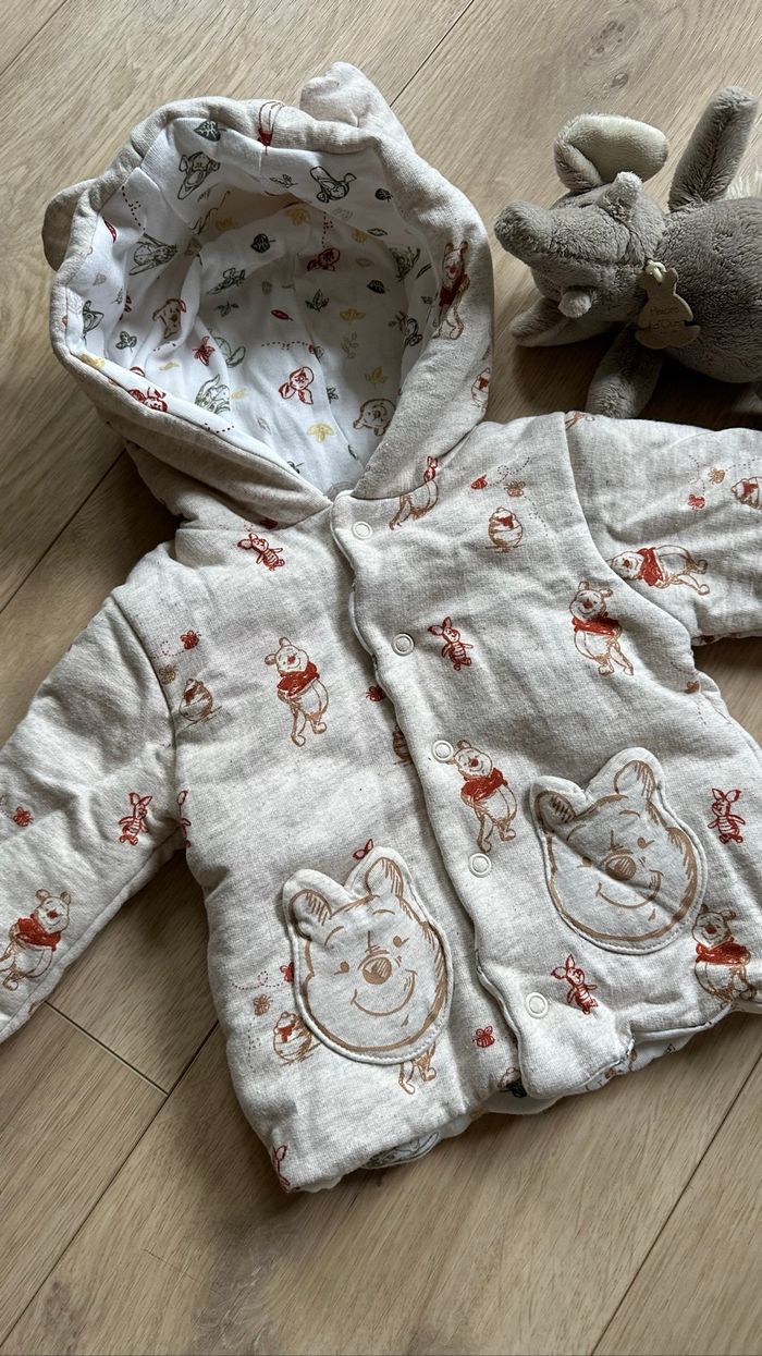 Manteau chaud coton , hiver 3-6 mois Winnie L’ourson - photo numéro 3