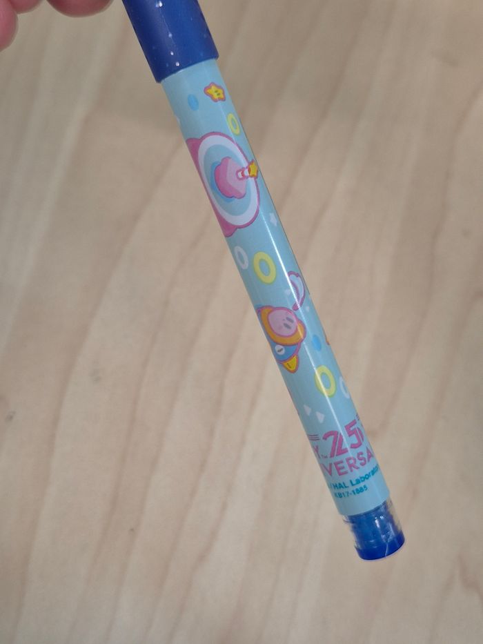 Stylo gel Kirby 25th anniversary bleu - photo numéro 2