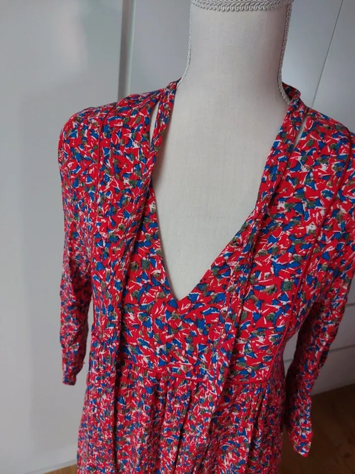 Joli robe mi longue manches 3/4 - photo numéro 3