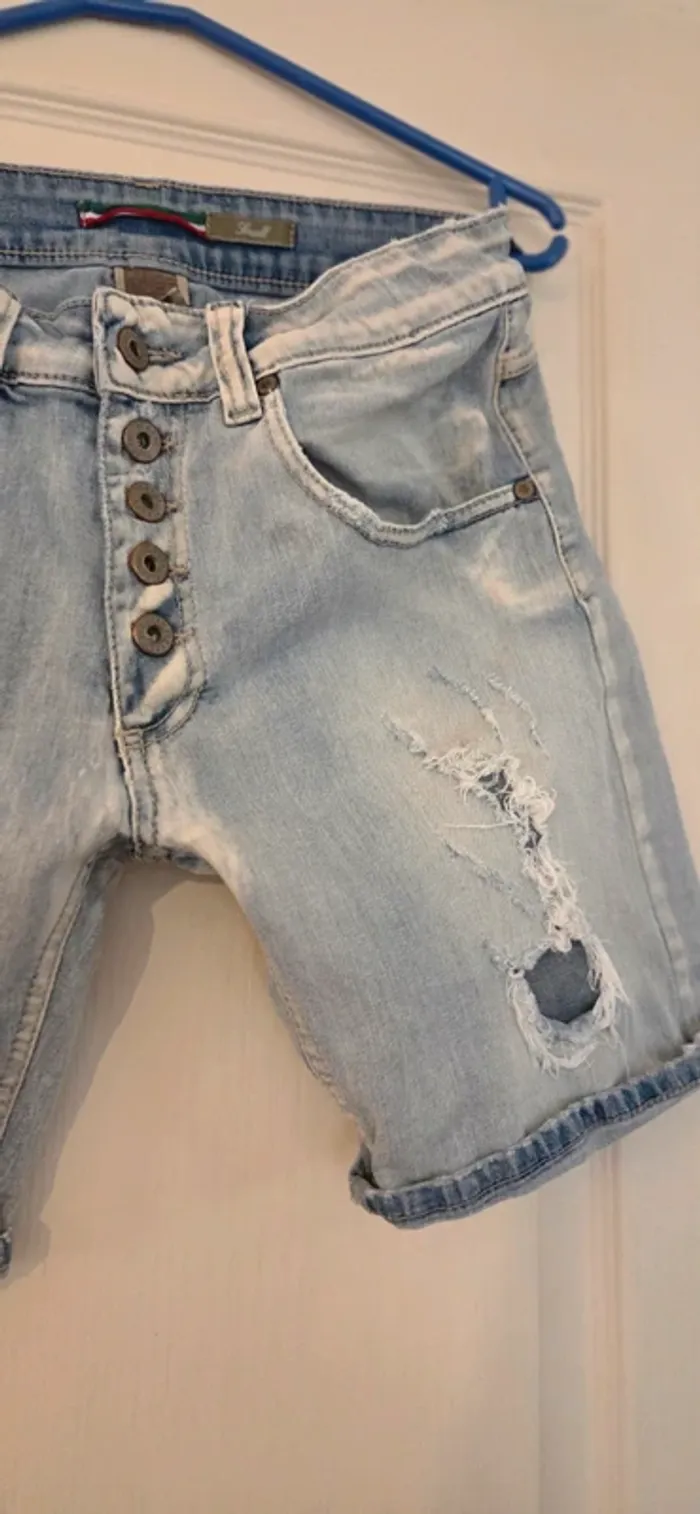 Short en jean Please – Vintage Chic - photo numéro 4