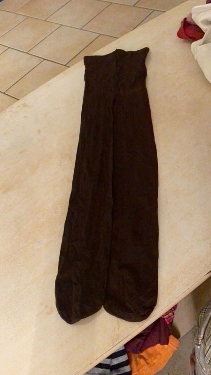 Collants fin marron - photo numéro 2