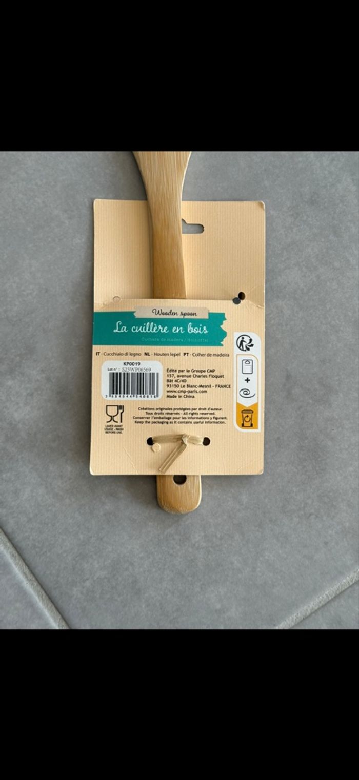 Cuillère en bois de cuisine Mijoté avec amour - photo numéro 6