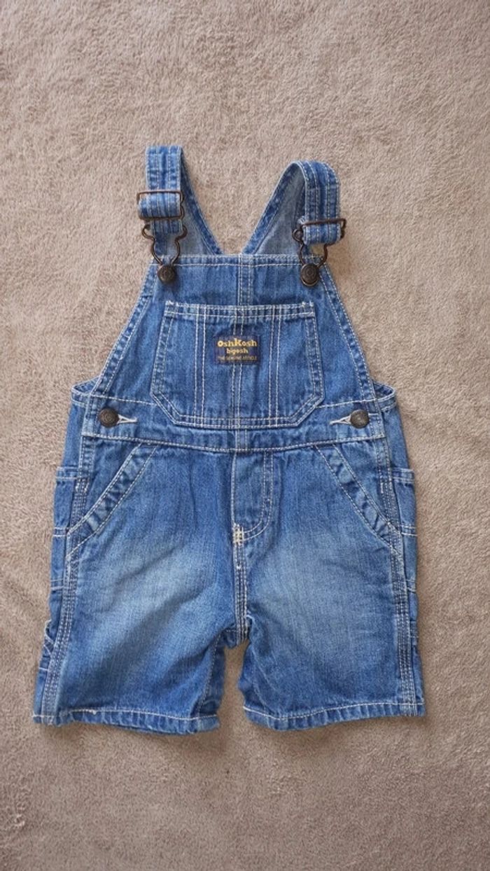 Lot Salopettes été garçon 12 mois - photo numéro 4
