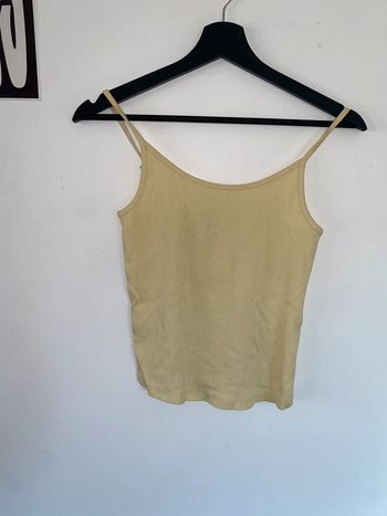 crop top jaune