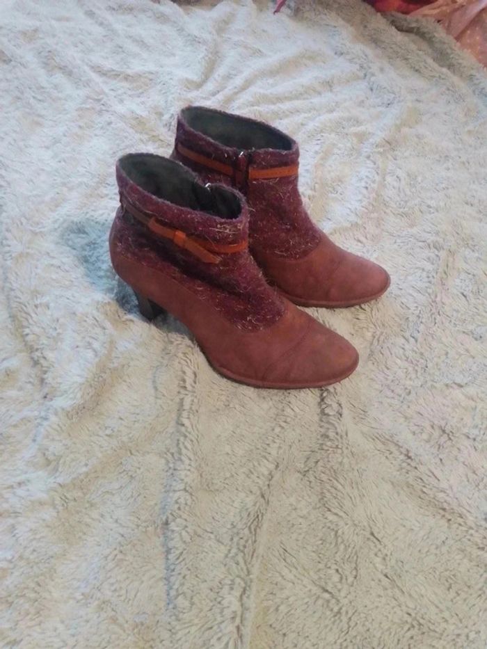 Jolies Bottines violettes TBS 38