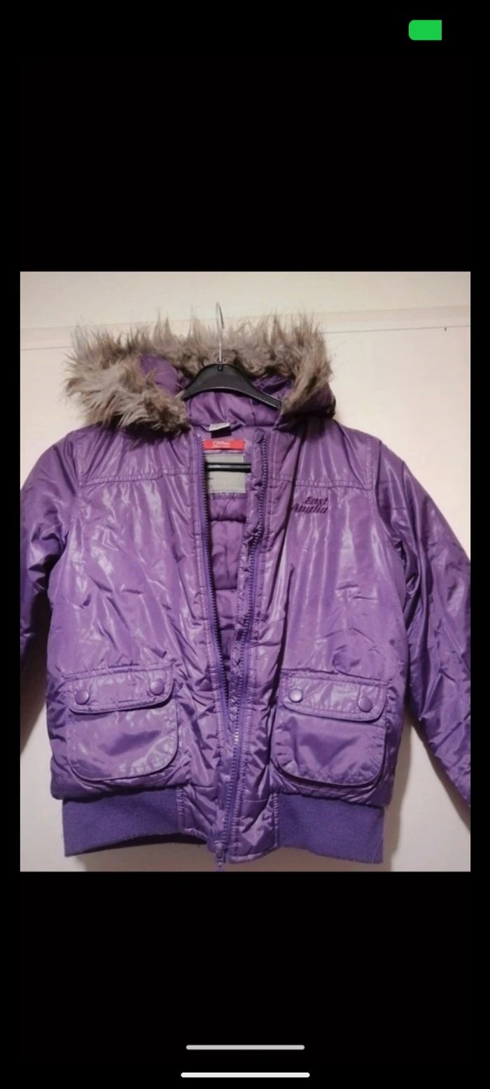 Belle doudoune violette Okaou. Taille 10ans