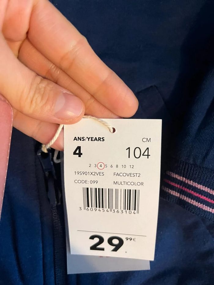 Superbe veste réversible 4 ans du pareil au même neuf avecc étiquette - photo numéro 3